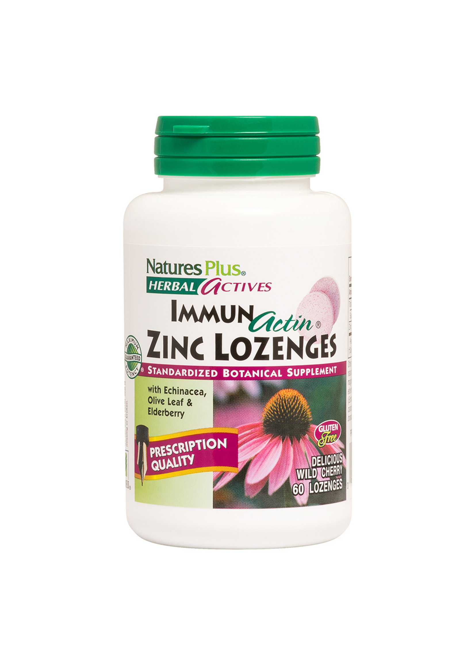 Nature's Plus  ImmunActin Zinc, 60 zuigtabl.