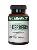 NutraMedix Elderberry vlierbes, 60 caps.