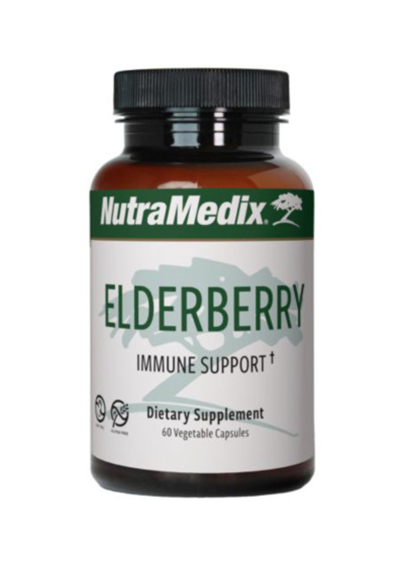 NutraMedix Elderberry vlierbes, 60 caps. (vervanging van Sambucol capsules)
