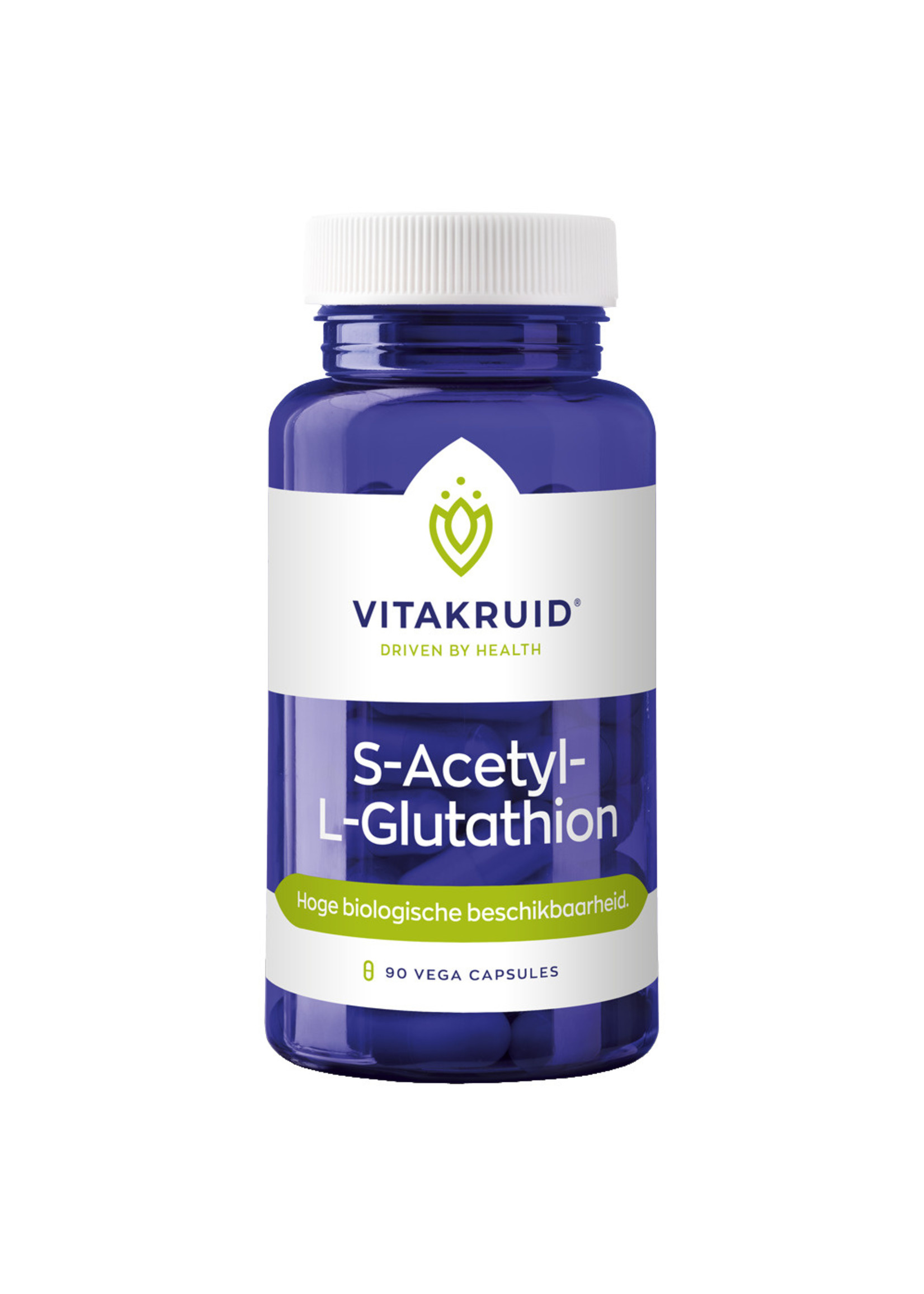 Vitakruid S-acetyl-L-glutathion, 90 caps.