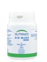 Nutrined Zinc 30 / Manganese 0.615, 30 tabl.