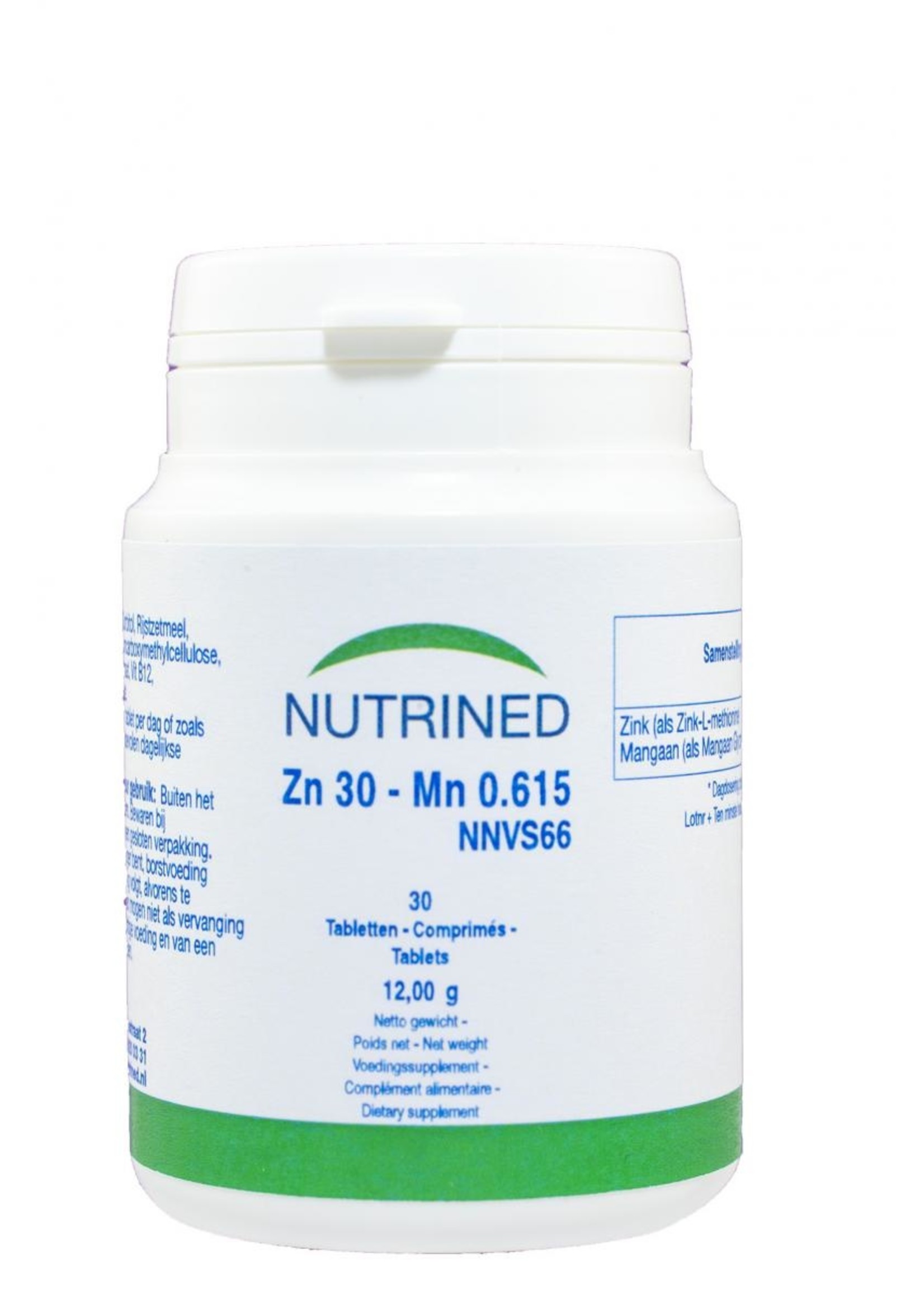 Nutrined Zinc 30 / Manganese 0.615, 30 tabl.