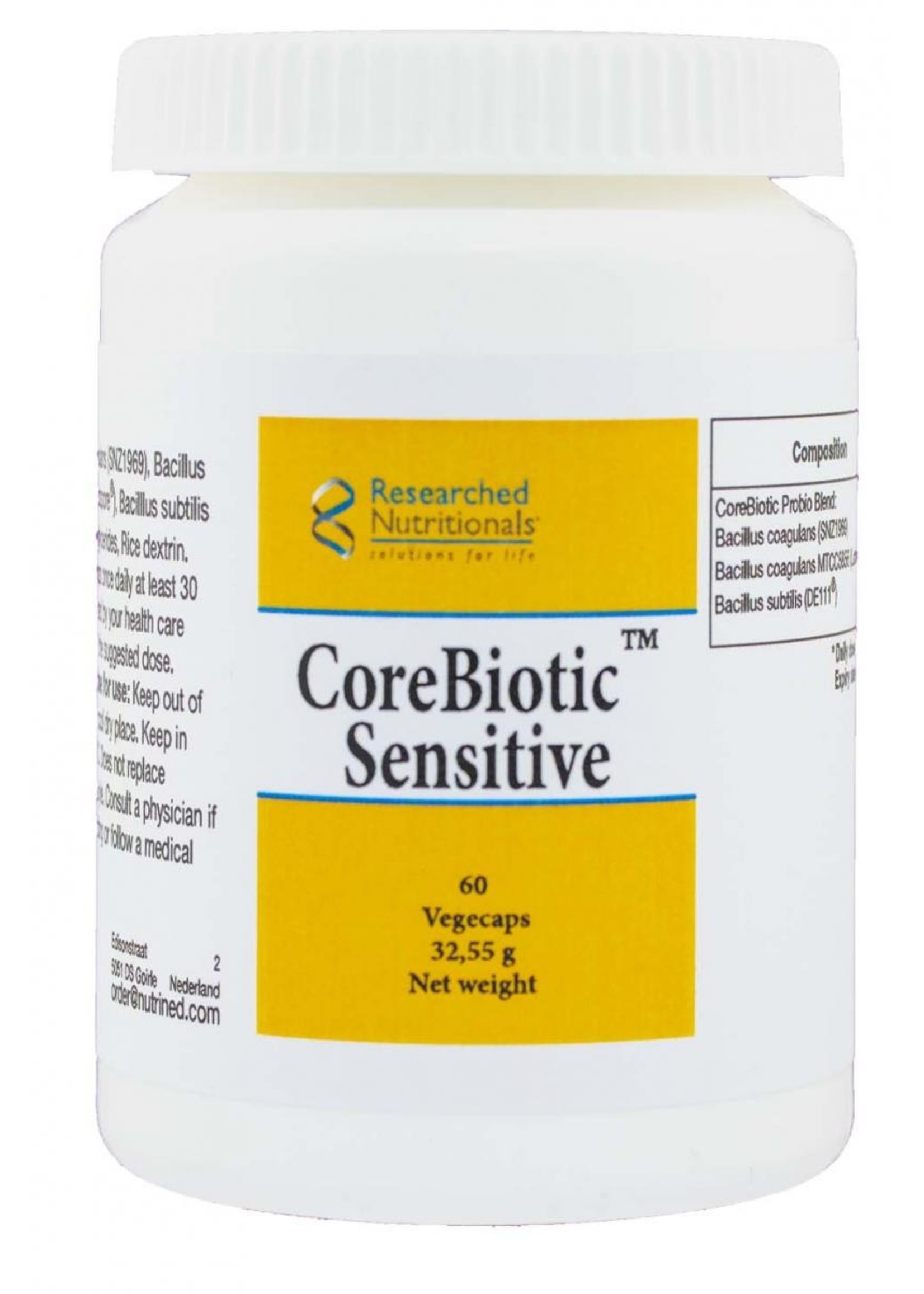 Nutrined CoreBiotic Sensitive, 60 caps.