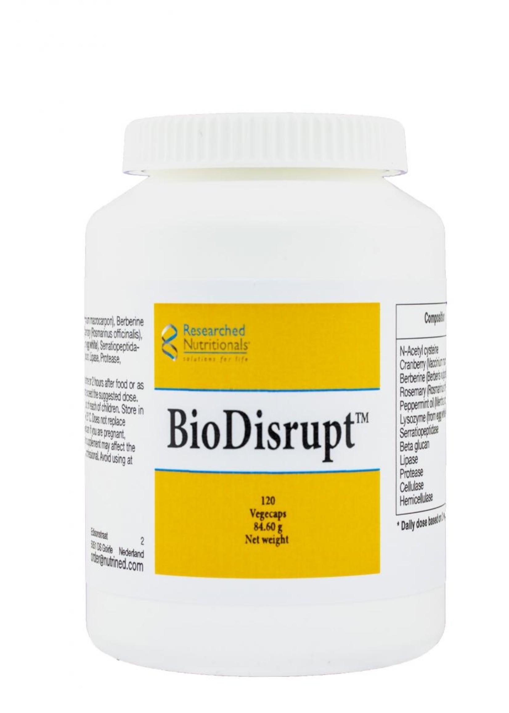 Nutrined BioDisrupt, 120 caps.