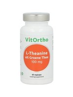VitOrtho L-Theanine 100 mg uit Groene Thee, 60 caps.