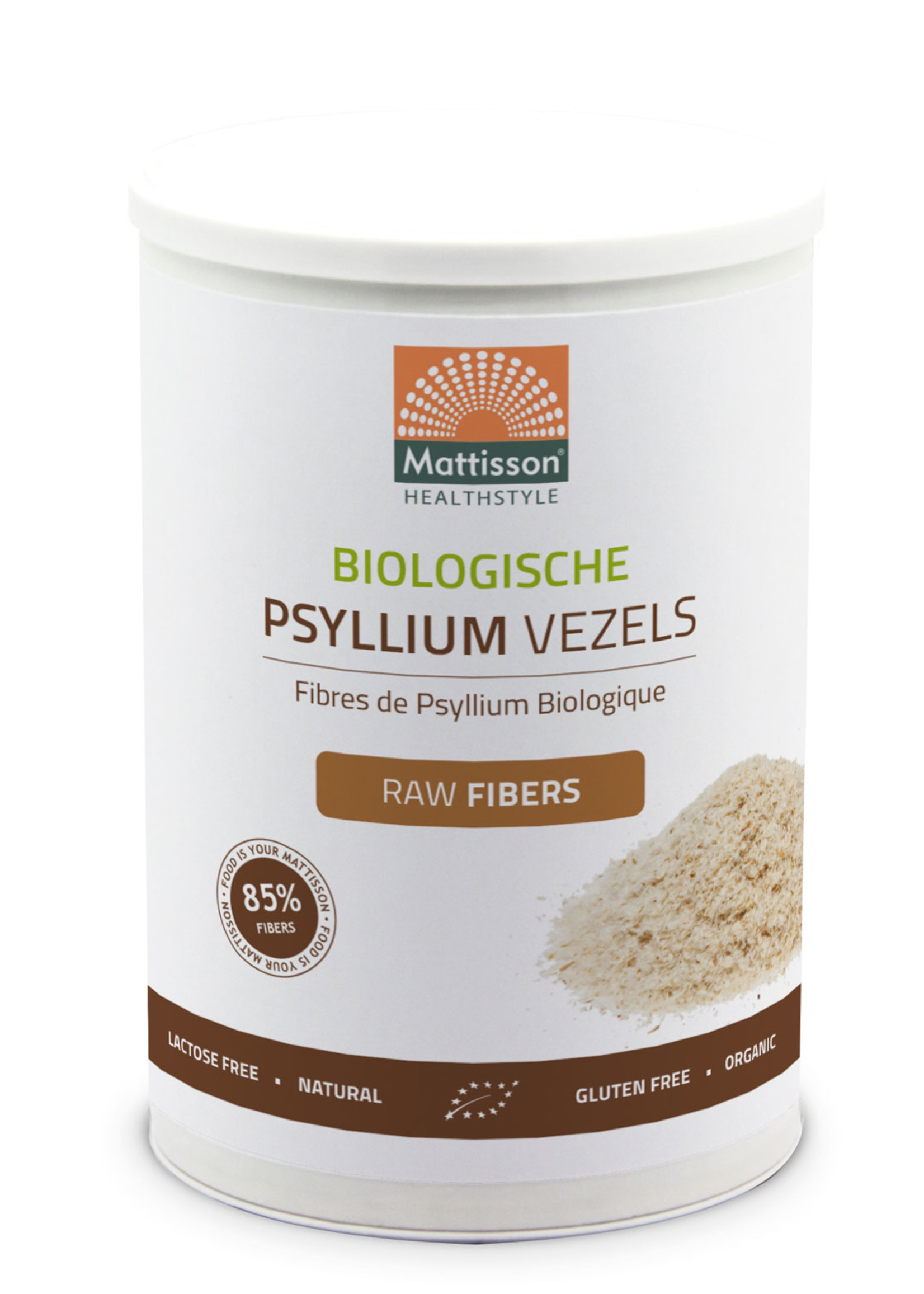 Mattisson Biologische psylliumvezels, 250 gr.
