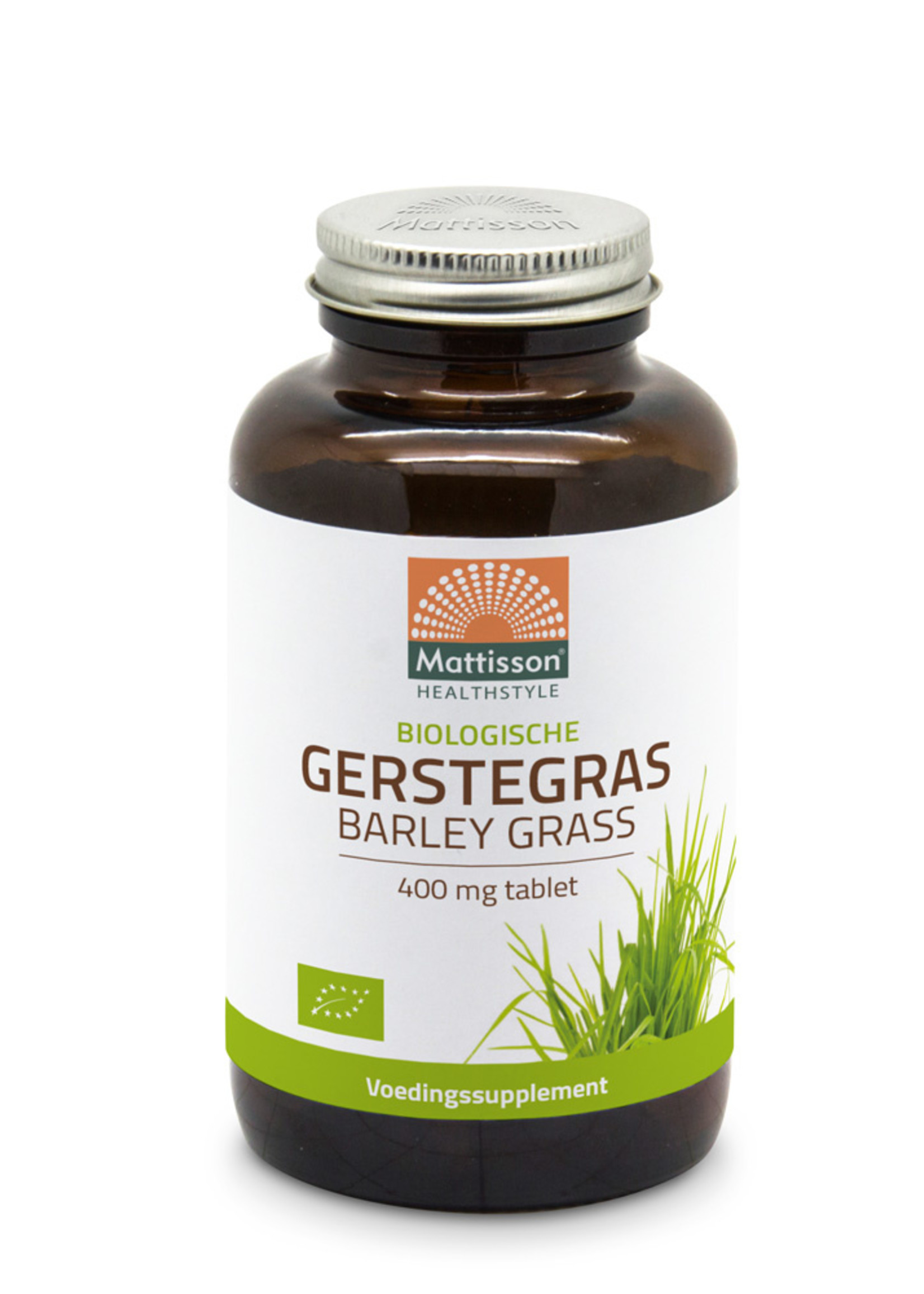 Mattisson Biologische Gerstegras 400  mg, 350 tabl.