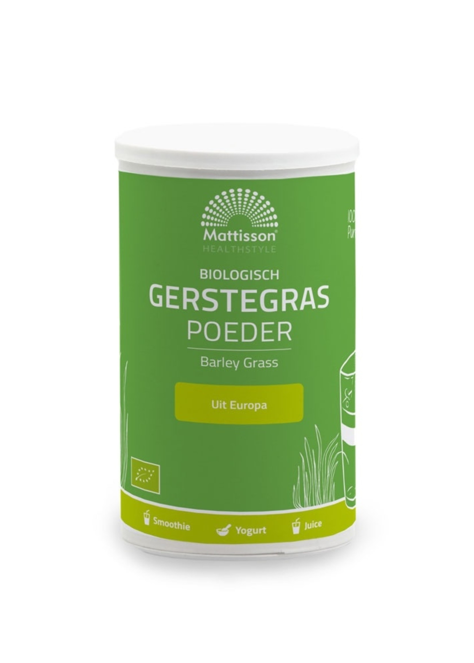 Mattisson Biologische Gerstegras, 125 gr