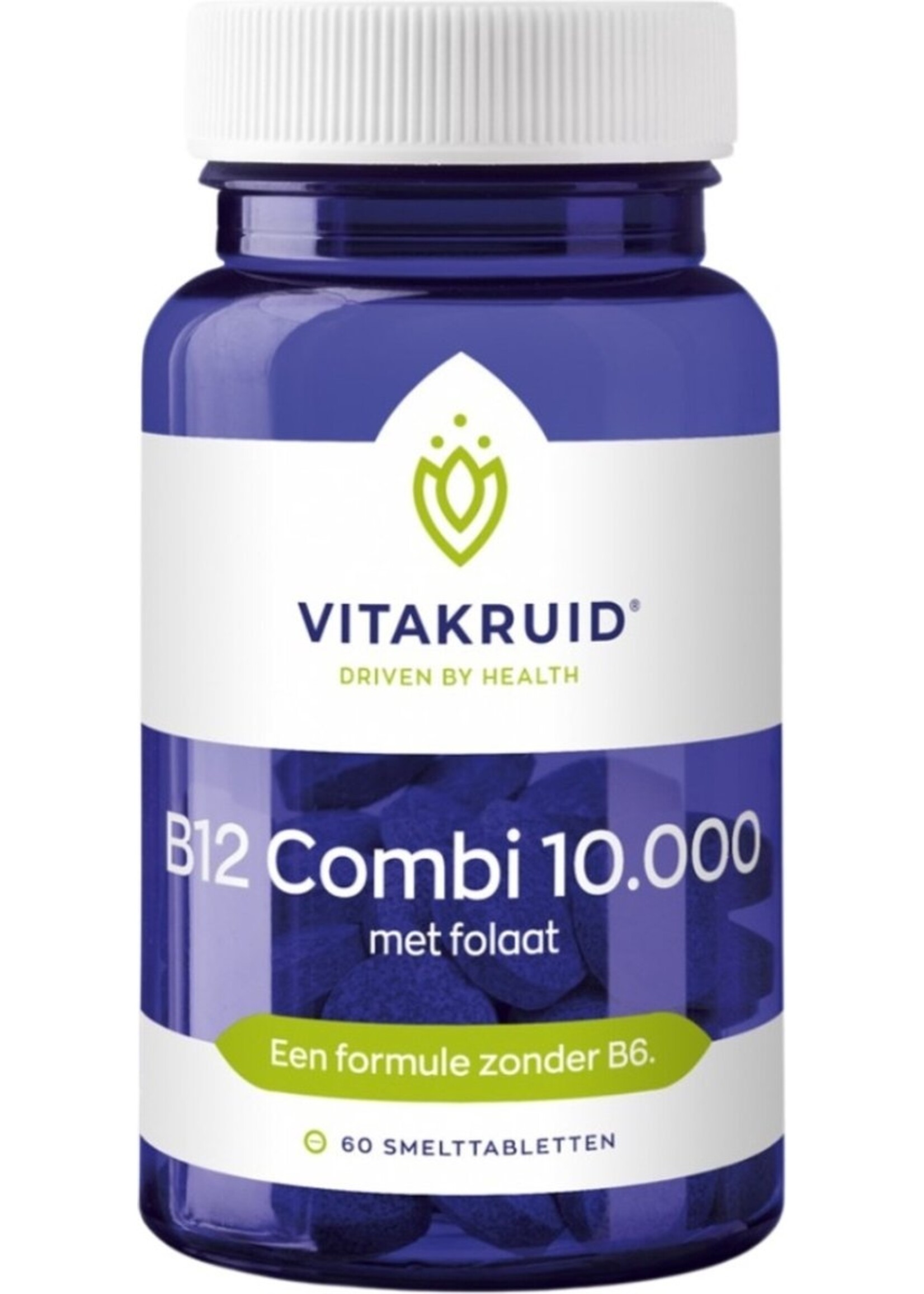 Vitakruid B12 Combi 10.000 met folaat, 60 smelttabl.