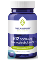 Vitakruid B12 5000 mcg Adenosylcobalamine, 60 smelttabl.