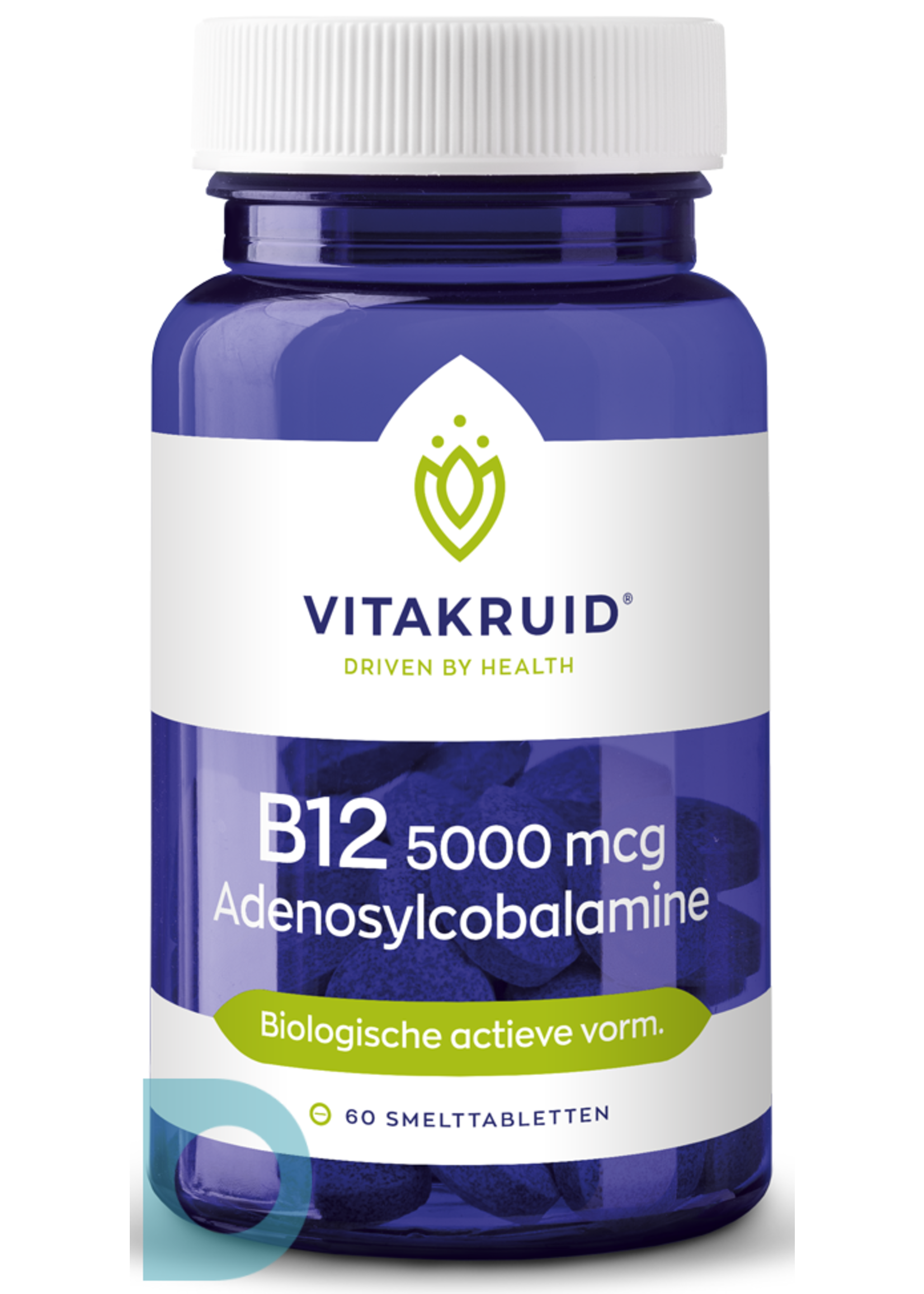 Vitakruid B12 5000 mcg Adenosylcobalamine, 60 smelttabl.