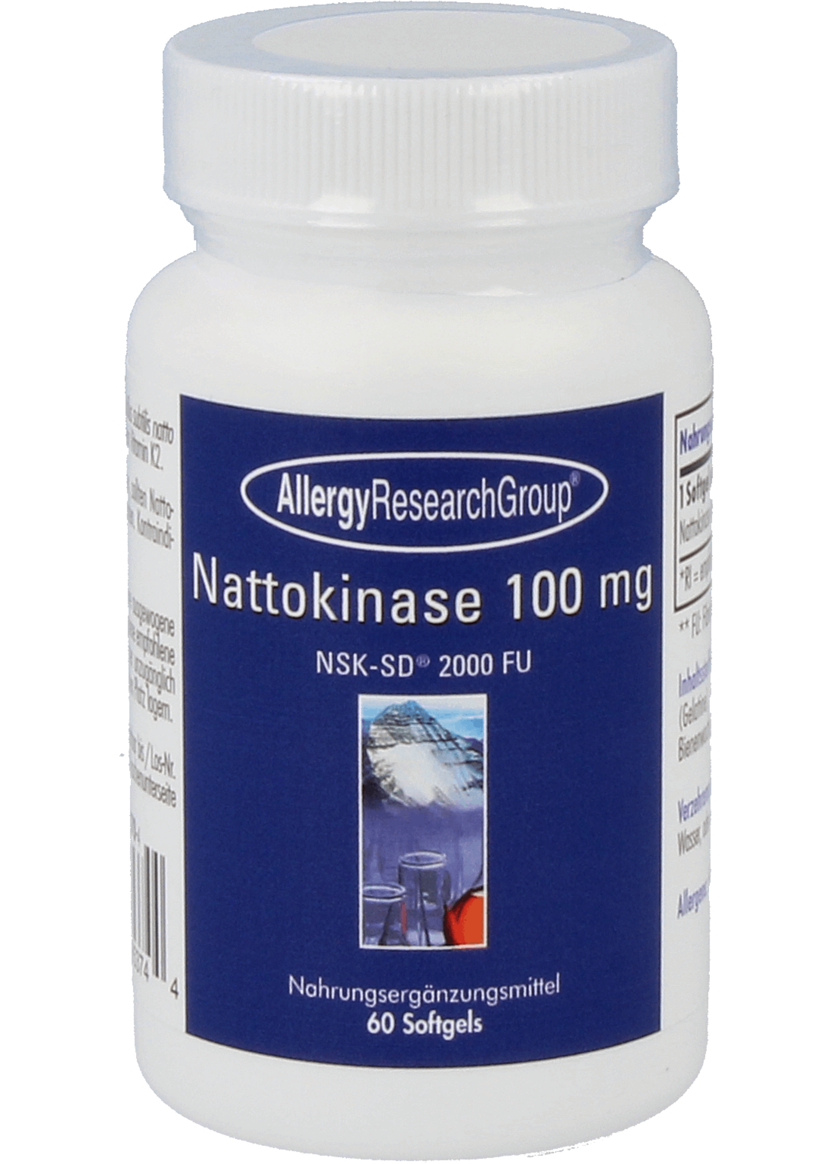 Allergy Research Group Nattokinase 100 mg NSK-SD, 60 softgels