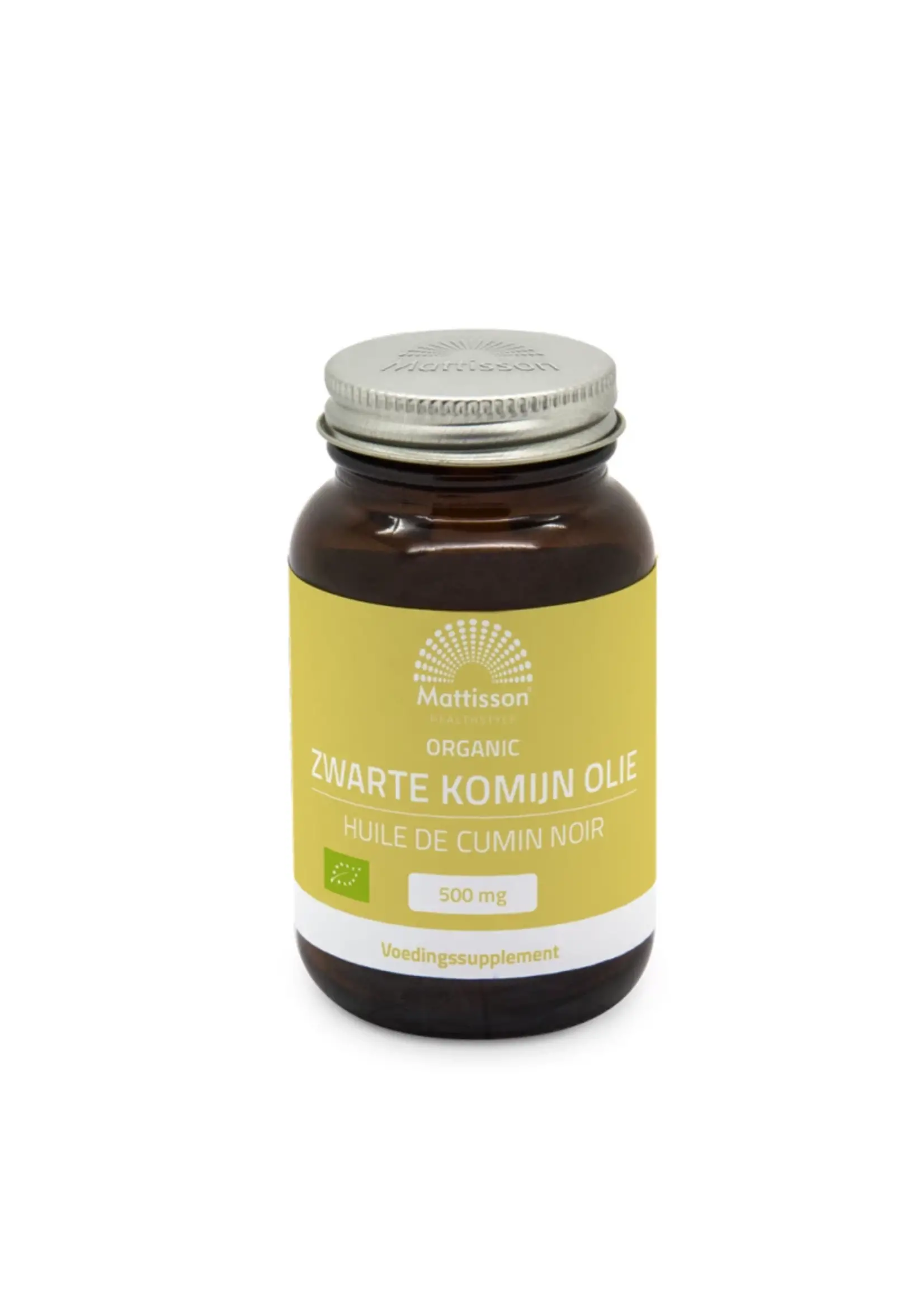 Mattisson Zwarte Komijn olie 500 mg, 90 caps.