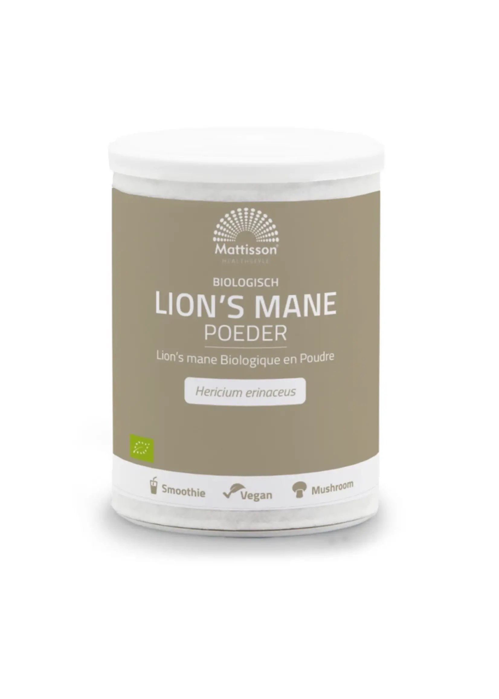 Mattisson Lion's Mane Poeder, biologisch, 100gr.