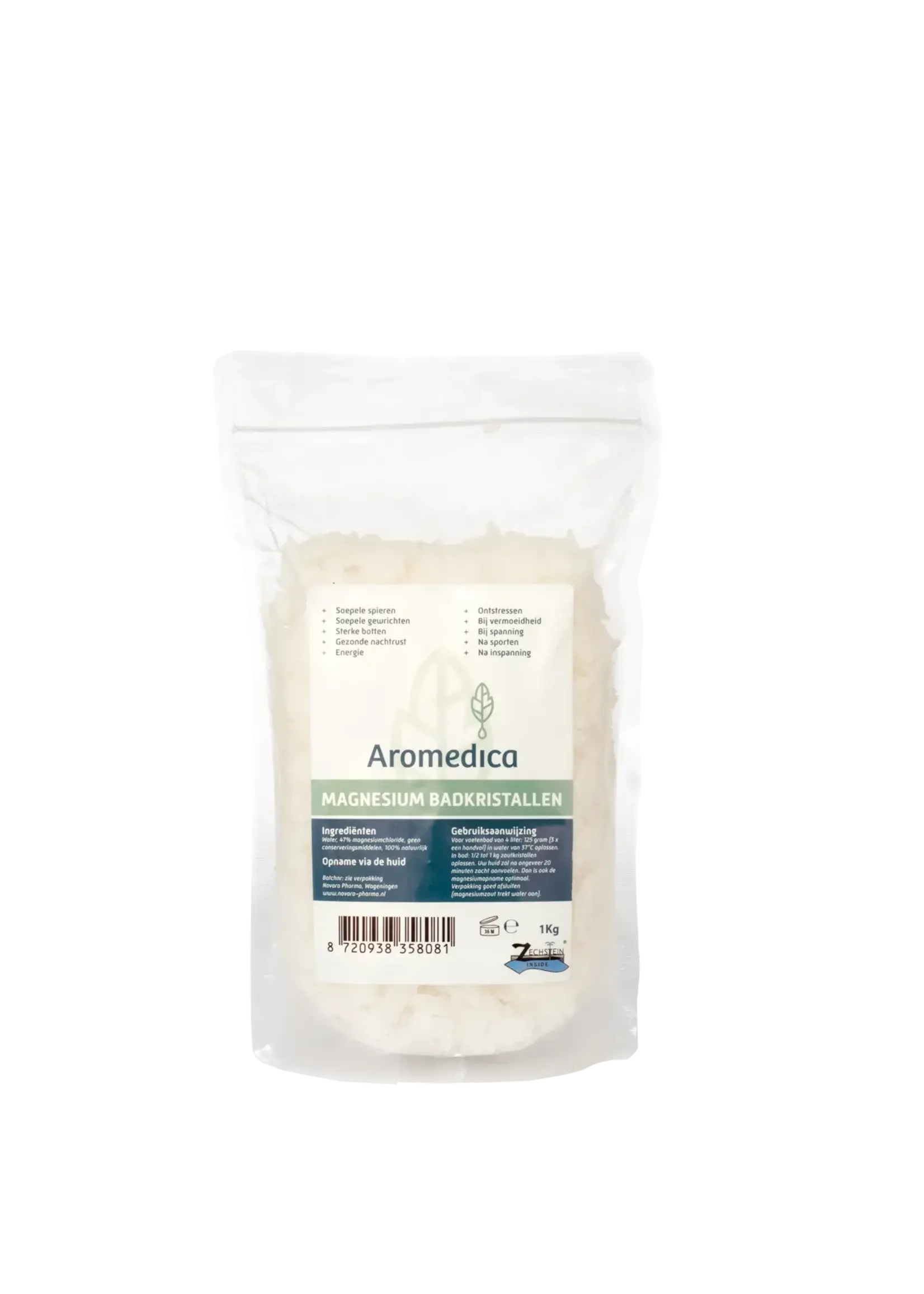 Aromedica Magnesium Badkristallen, 1 kg  (voorheen van Zechsal)