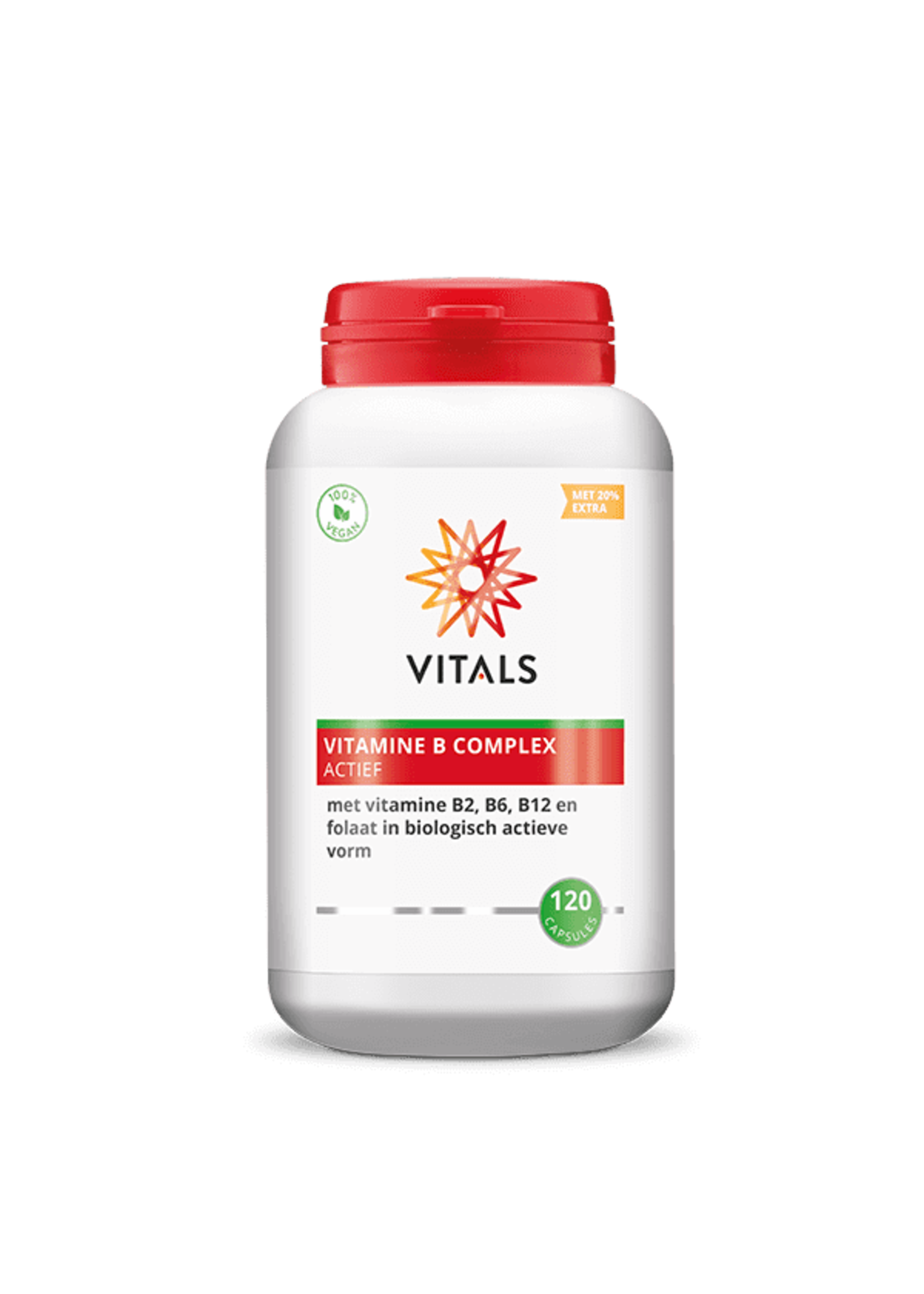 Vitals Vitamine B Complex Actief, 100 caps.