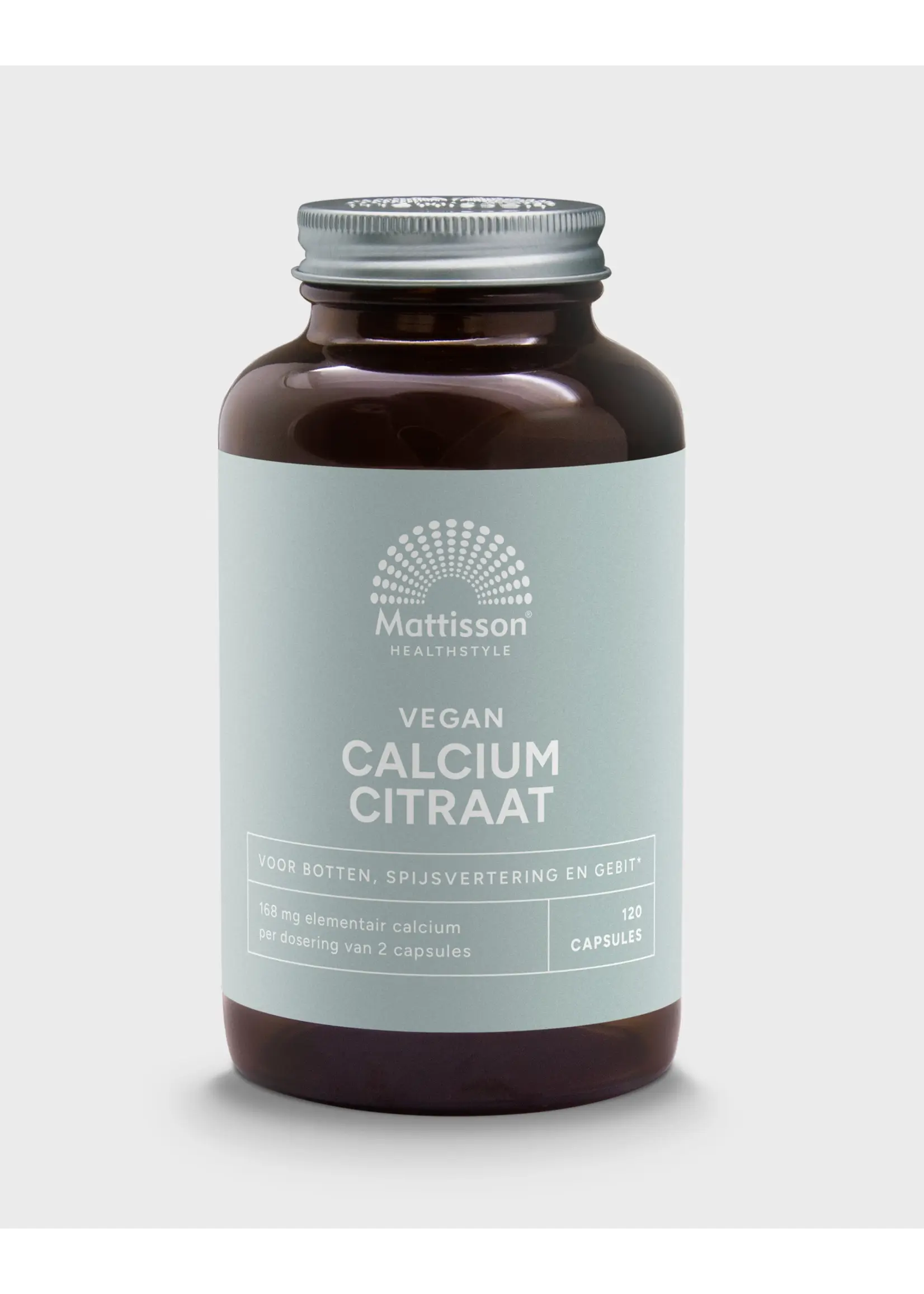 Mattisson Calcium citraat 168mg, 120 caps.