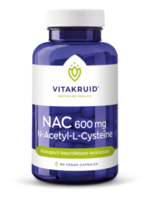 Vitakruid NAC 600 mg N-Acetyl-L-Cysteïne, 90 caps.
