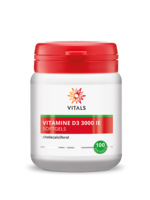 Vitals Vitamine D3 3000 IE 100 softgels (vervanging van de Vitamine D 6000, 120 tabl. Trenker)