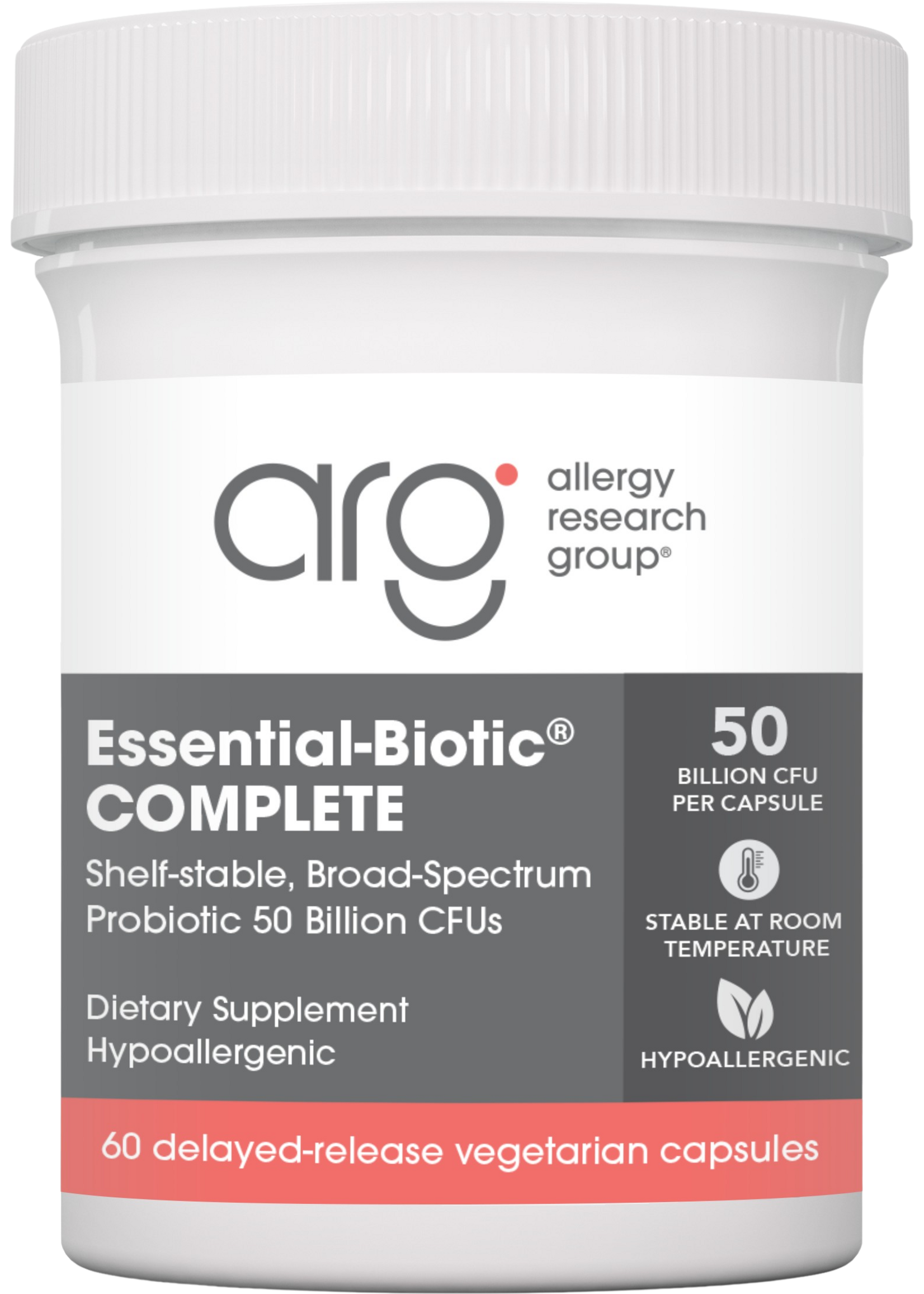 Allergy Research Group Essential-Biotic Complete, 60 caps.