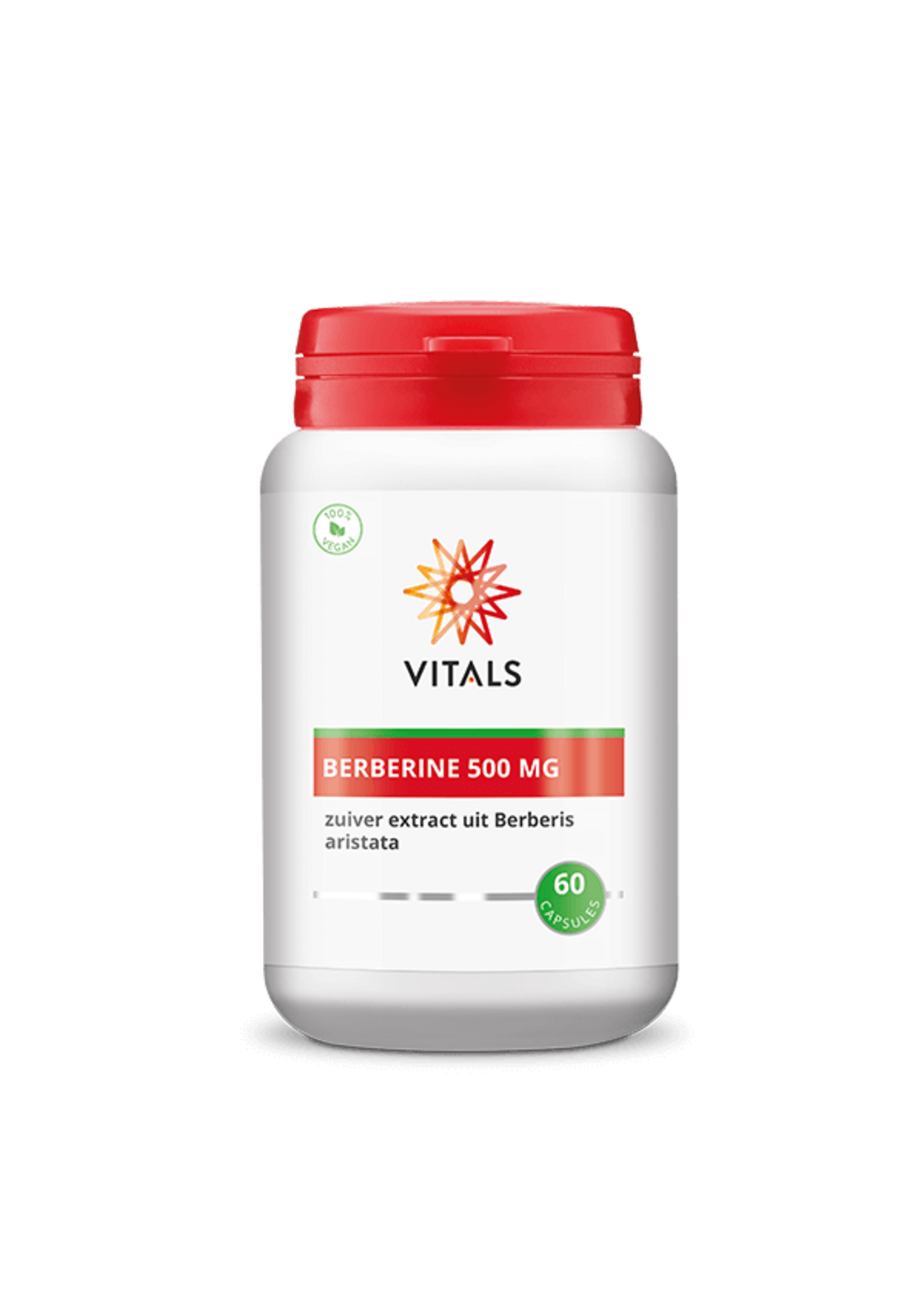 Vitals Berberine 500 mg, 60 caps.