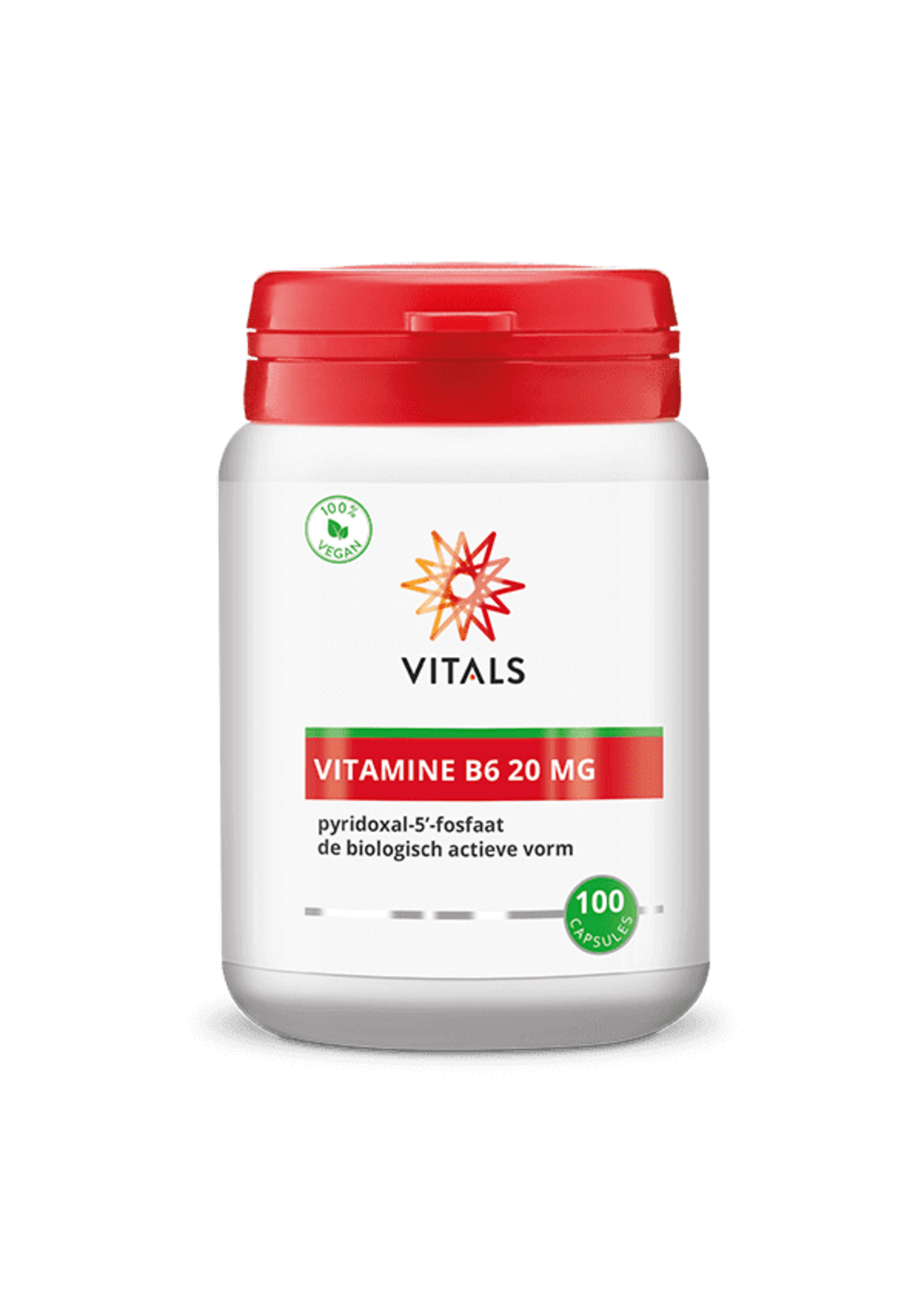 Vitals Vitamine B6 20 mg, 100 caps.