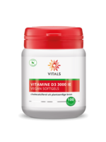 Vitals Vitamine D3 3000 IE 100 vegan softgels (vervanging van de Vitamine D 6000, 120 tabl. Trenker)