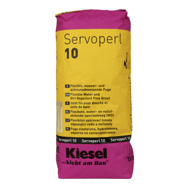 - LEVERBAAR OP BESTELLING - Servoperl 10 - Voegsel 20 kg Middelgrijs