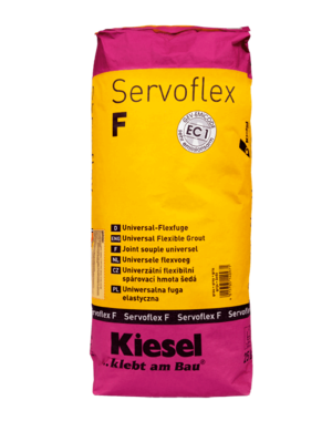 - LEVERBAAR OP BESTELLING - Servoflex F - Universeel voegsel 20 kg  Zandgrijs
