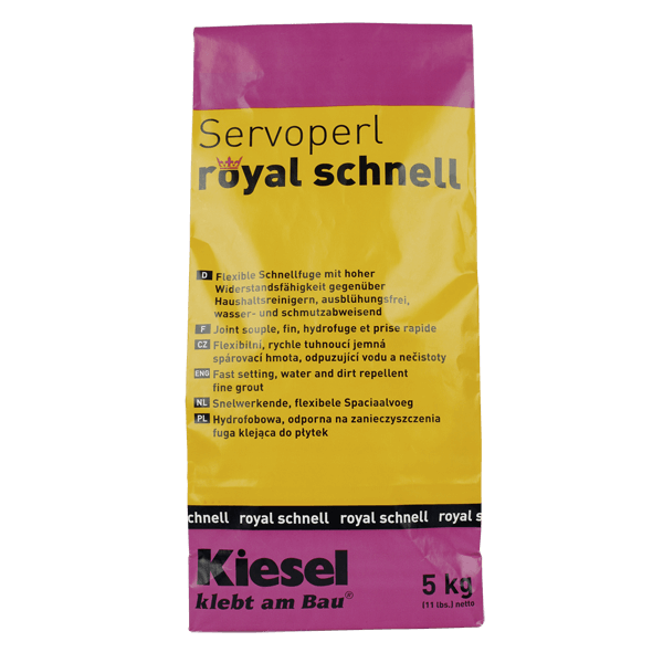 - LEVERBAAR OP BESTELLING - Servoperl royal schnell - Voegsel Zilvergrijs