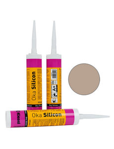  - LEVERBAAR OP BESTELLING -  Oka Silicon - Siliconen sanitair kit Desertsand
