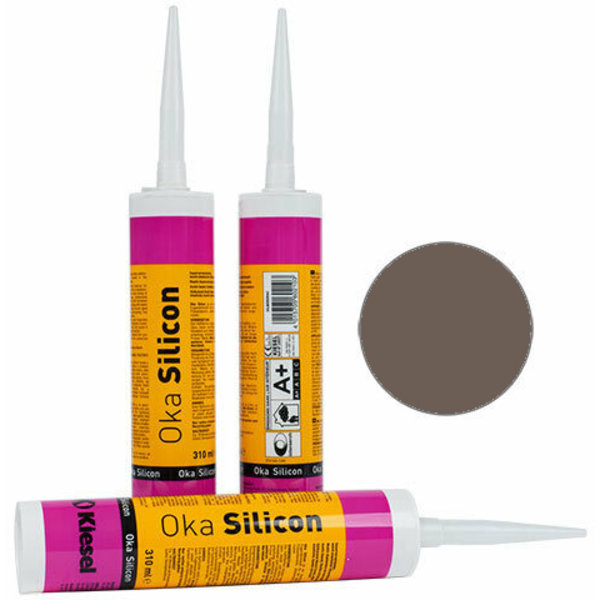 Oka Silicon - Siliconen sanitair kit Cacao