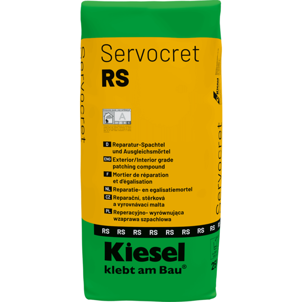 Servocret RS, 25kg - Reparatie- en egalisatiemortel