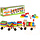 Houten Trein met blokken en vormen - Blokkentrein - Speelgoedtrein - Educatie met vormen en kleuren -