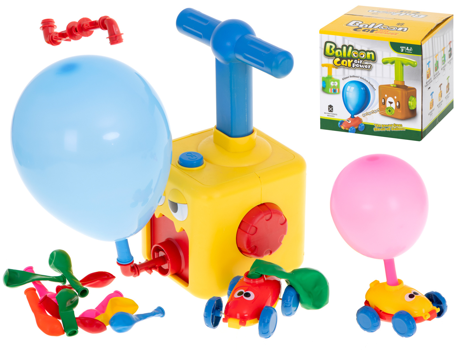 Speelgoedvoertuig met ballonnen - Monster - Incl. Accessoires - - Multiaza.com