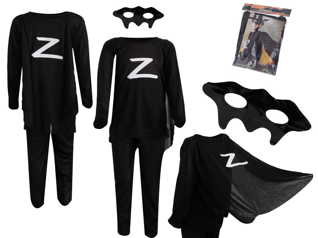 Bekentenis snorkel overstroming Zorro kostuum M 110 120cm - Halloween - Carnaval - Carnavalskleding - -  Multiaza.com
