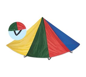 Pre-Sport Spelparachute | Dansdoek | 5 meter | 16 handgrepen Pre-Sport Spelparachute | Dansdoek | 5 meter | 16 handgrepen