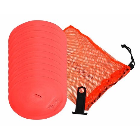 Precision Veldmarkering | Markeerschijven | Set van 10 | Ø 21 cm