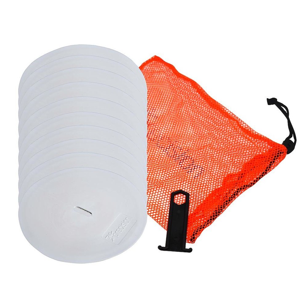 Precision Veldmarkering | Markeerschijven | Set van 10 | Ø 21 cm
