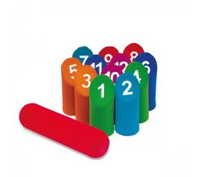 Rubbabu Fins kegelspel | Kubb Nummers | Voor binnen en buiten Rubbabu Fins kegelspel | Kubb Nummers | Voor binnen en buiten