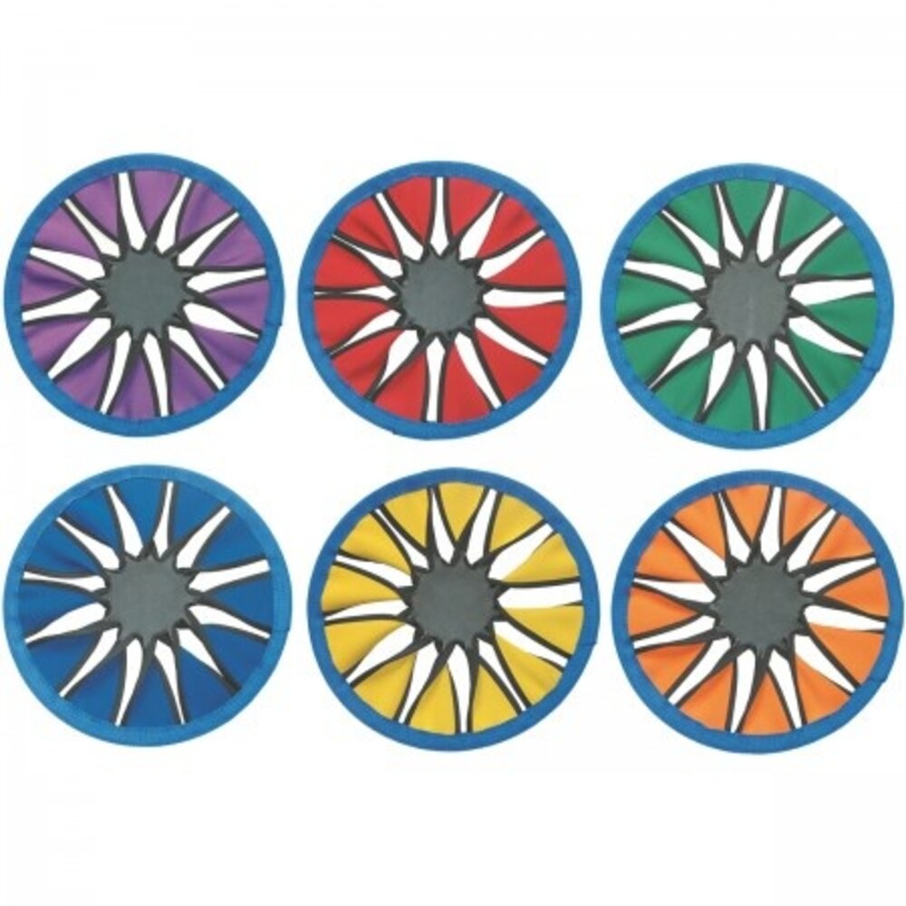 Spordas Twist Frisbee | Set van 6 | Verschillende kleuren Spordas Twist Frisbee | Set van 6 | Verschillende kleuren