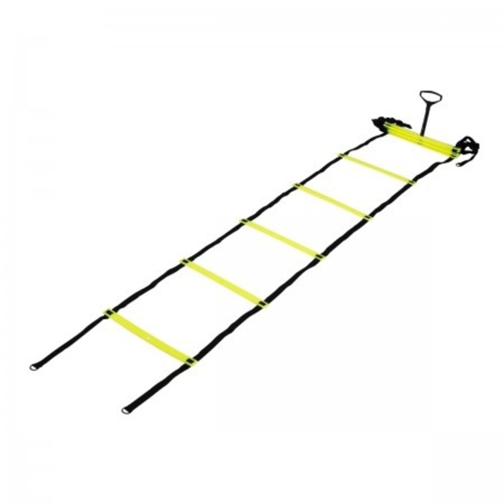 Megaform Loopladder | 4 meter | Zwart-Geel | Coördinatietraining Megaform Loopladder | 4 meter | Zwart-Geel | Coördinatietraining