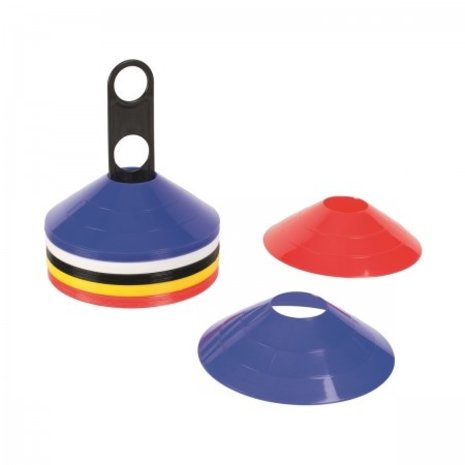 Megaform Trainingshoedjes | Set van 50 | Rood-Geel-Zwart-Wit-Blauw Megaform Trainingshoedjes | Set van 50 | Rood-Geel-Zwart-Wit-Blauw