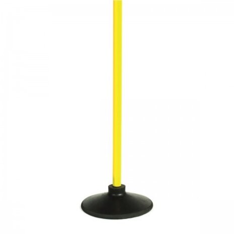 Megaform Rubberen Voetstuk voor Turnstokken | 1,25 kg | Zwart