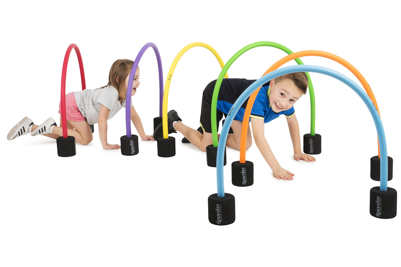 Spordas Foam kruipbogen | Set van 6 | Kruipbogenset Spordas Foam kruipbogen | Set van 6 | Kruipbogenset