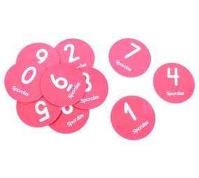 Spordas Genummerde markeerset | Set van 10 | Ø 10 cm Spordas Genummerde markeerset | Set van 10 | Ø 10 cm