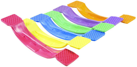 Spordas Balanceerborden | Set van 5 | rood, geel, groen, blauw en paars