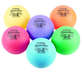 Spordas Speelballen | Naadloze ballen | Set van 6 | Ø 17,8 cm - Ø21,6 cm Spordas Speelballen | Naadloze ballen | Set van 6 | Ø 17,8 cm - Ø21,6 cm