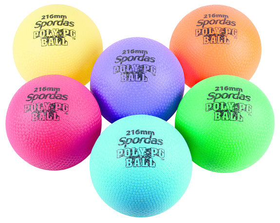 Spordas Speelballen | Naadloze ballen | Set van 6 | Ø 17,8 cm - Ø21,6 cm Spordas Speelballen | Naadloze ballen | Set van 6 | Ø 17,8 cm - Ø21,6 cm