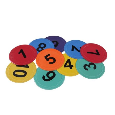 Vloermarkeringen cijfers | Set van 10 | 1-10 | Bewegend leren Vloermarkeringen cijfers | Set van 10 | 1-10 | Bewegend leren